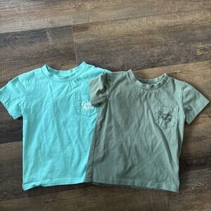 Cardin McCoy Boys Shirt Lot XXS 2/3 2 T-shirts Hunting I'm The Bomb Pop Summer